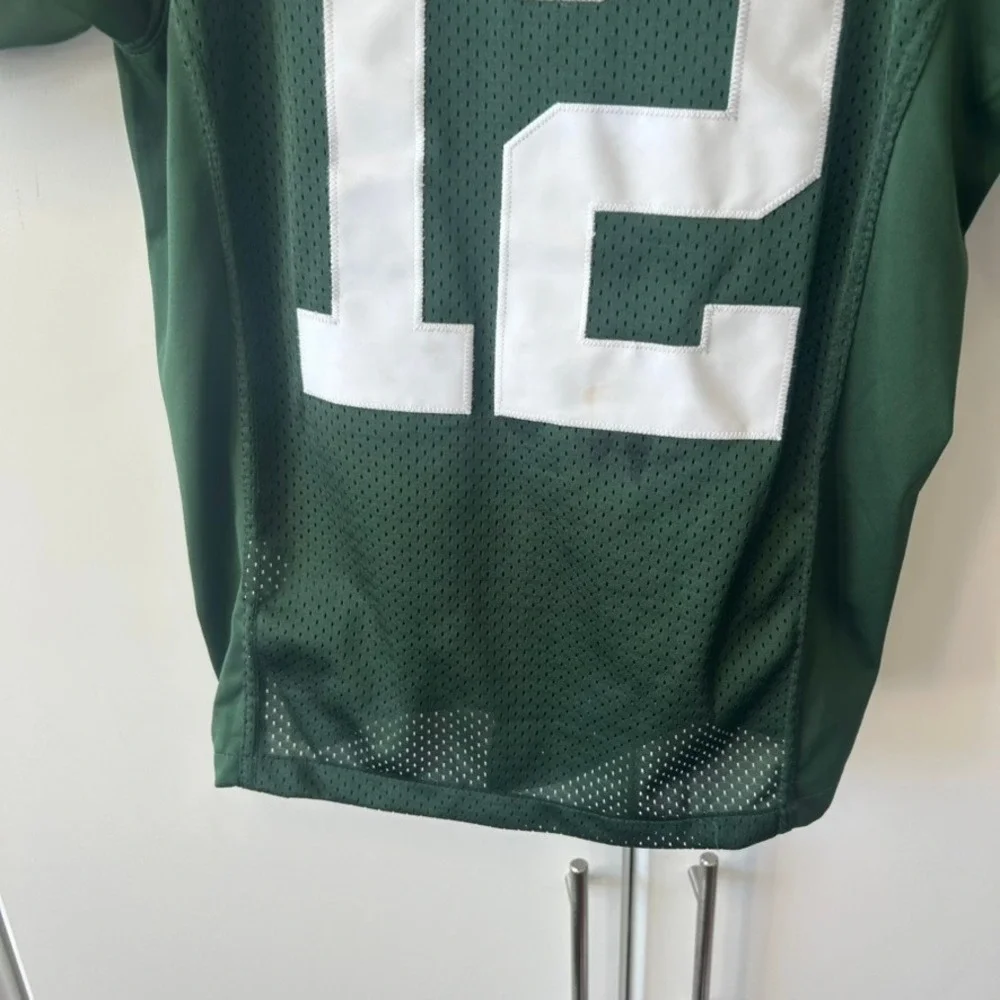 Nike Aaron Rodgers Green Bay Packers Jersey Youth Medium Green NFL 12 On Field